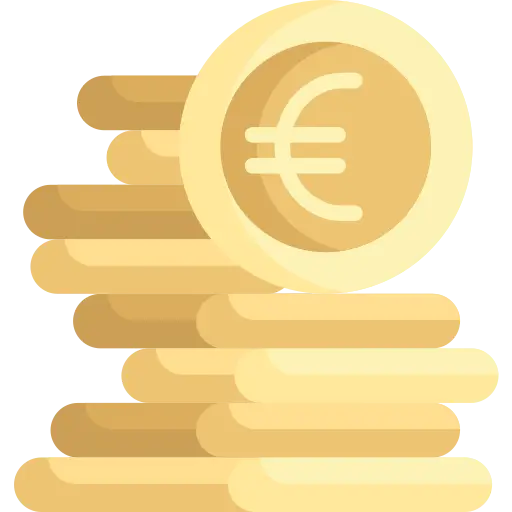 ikona z animiranim kupom eurokovancev